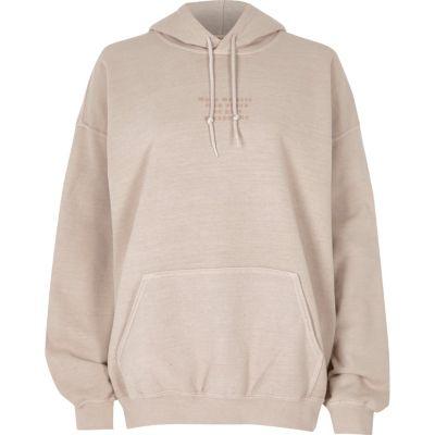 River Island Womens Everything Back Print Hoodie