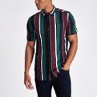 River Island Mens Vertical Stripe Button-up Shirt