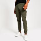 River Island Mens Jimmy Slim Fit Tapered Cargo Trousers