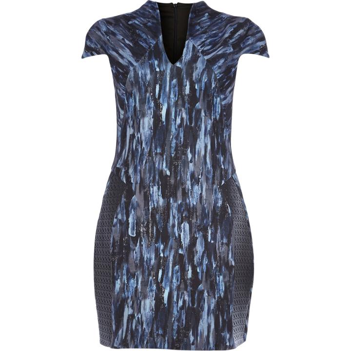 River Island Womens Design Forum Abstract Print Cocoon Dress