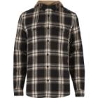 River Island Mens Check Hooded Shirt