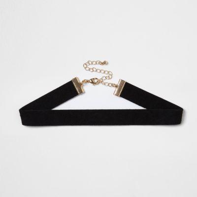 River Island Womens Faux Suede Choker