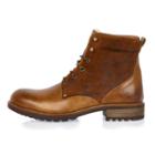 River Island Mensbrown Leather Smart Worker Boots