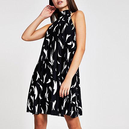 River Island Womens Print Halter Neck Dress
