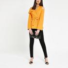 River Island Womens Cold Shoulder Blazer