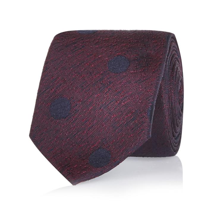 River Island Menspurple Polka Dot Tie