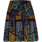River Island Womens Print Chiffon Mini Skirt