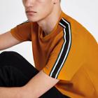 River Island Mens Slim Fit Tape Side T-shirt