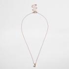 River Island Womens Initial Pendant Necklace