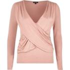 River Island Womens Ruched Wrap Top