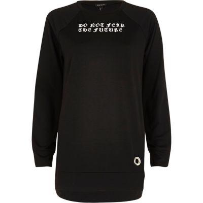 River Island Womens 'future' Print Long Sleeve T-shirt