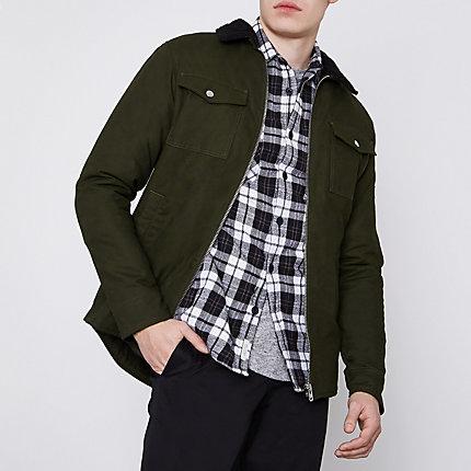 River Island Mens Jack And Jones Core Fleece Jacket