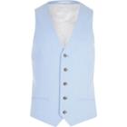 River Island Menscornflower Suit Waistcoat