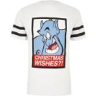 River Island Mens White Aladdin Christmas Print T-shirt