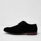 River Island Mens Wide Fit Faux Suede Lace-up Brogues