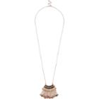 River Island Womens Gold Tone Dangly Long Necklace