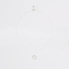 River Island Womens Silver Colour Circle Jewel Drop Necklace