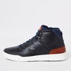 River Island Mens Lacoste Leather Hi Top Trainers