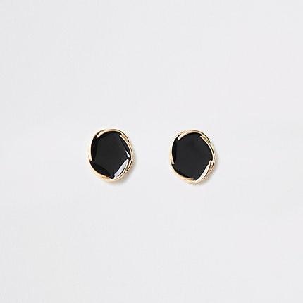 River Island Womens Gold Colour Twist Stud Earrings