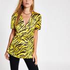 River Island Womens Zebra Print Blouse