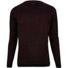 River Island Mens Contrast Hem Sweater