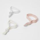 River Island Girls Gold Metallic Hair Ribbon Pack