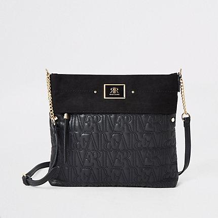 River Island Womens Ri Stitch Messenger