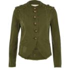 River Island Womens Distressed Military Jacket