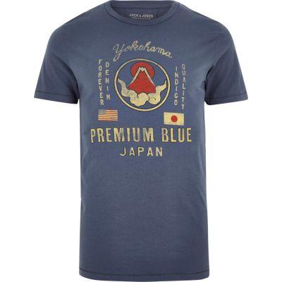 River Island Mens Jack And Jones 'premium' Print T-shirt