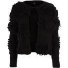 River Island Womens Shaggy Knit Cardigan