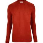 River Island Mens Muscle Fit Long Sleeve T-shirt