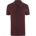 River Island Mens Slim Fit Revere Shirt