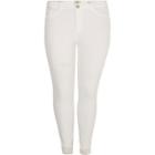 River Island Womens Plus White Molly Jeggings