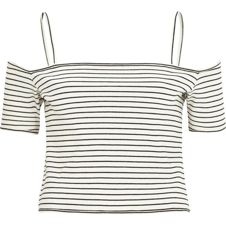 River Island Womens Stripe Bardot Top