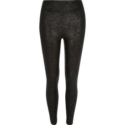 River Island Womens Marble Print High Rise Leggings