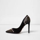 River Island Womens Faux Pearl Embellished Pumps