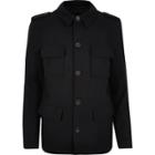 River Island Mens Wool-blend Smart Military Coat