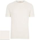 River Island Menswhite Mesh Short Sleeve Lightweight Sweater