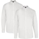 River Island Mens White Slim Fit Shirt Multipack