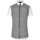 River Island Mens Contrast Collar Smart Slim Fit Shirt