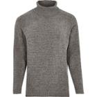 River Island Mens Soft Roll Neck Sweater