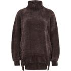 River Island Womens Chenille Knit Oversized Roll Neck Jump