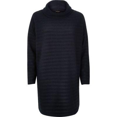 River Island Womens Ovoid Cowl Neck Sweater Dress