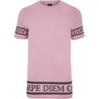 River Island Mens 'carpe Diem' Sleeve Slim Fit T-shirt