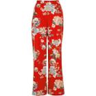 River Island Womens Floral Wide Leg Trousers