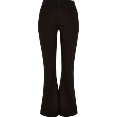 River Island Womens Petite High Rise Flare Jeans