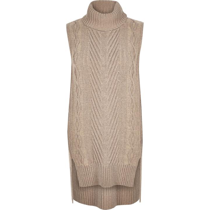 River Island Womens Knitted Sleeveless Sweater