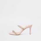 River Island Womens Barely There Slip On Stiletto Mule