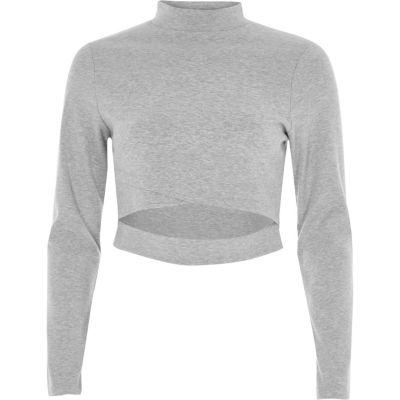 River Island Womens Turtle Neck Wrap Top