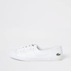 River Island Womens Lacoste White Ziane Trainers